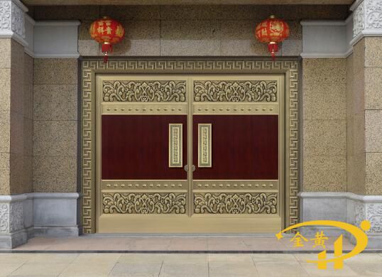 金黃沈陽銅門一家專業做銅門的廠家