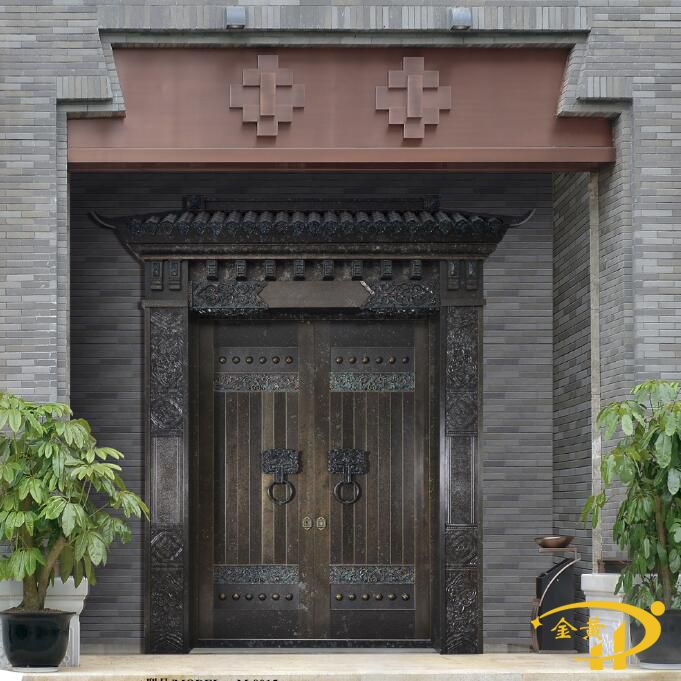 豪華雙開別墅銅門價格