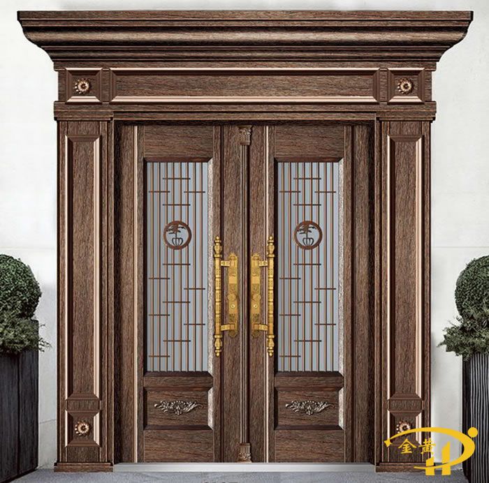 鋅合金玻璃別墅大門