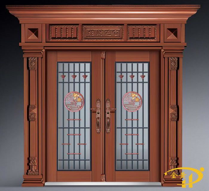 對(duì)開拼接玻璃門