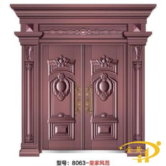 鋅合金鍍銅別墅門