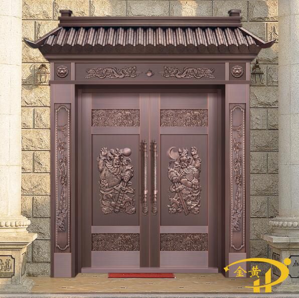 別墅銅門油漆化學著色工藝詳解