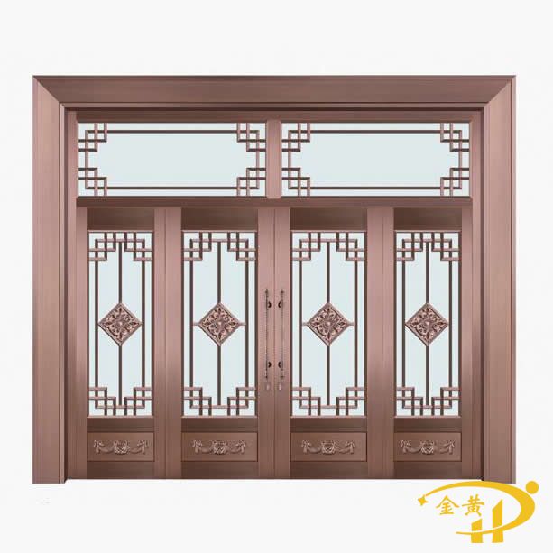 純銅玻璃酒店大門